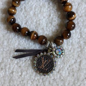 Authentic upcycle LV bracelet